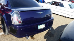 Chrysler 300 Size Medium at rear where turbo is mounted.