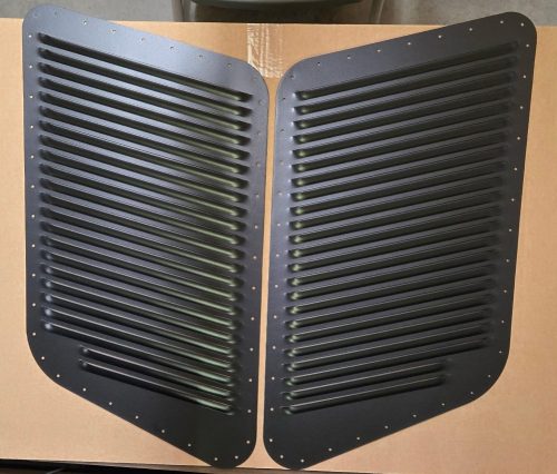 XL  Powder-Coated Semi-Gloss Black Hi-Flow™ Smooth Border