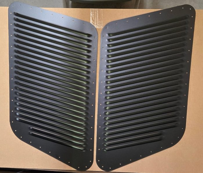 XL  Powder-Coated Semi-Gloss Black Hi-Flow™ Smooth Border